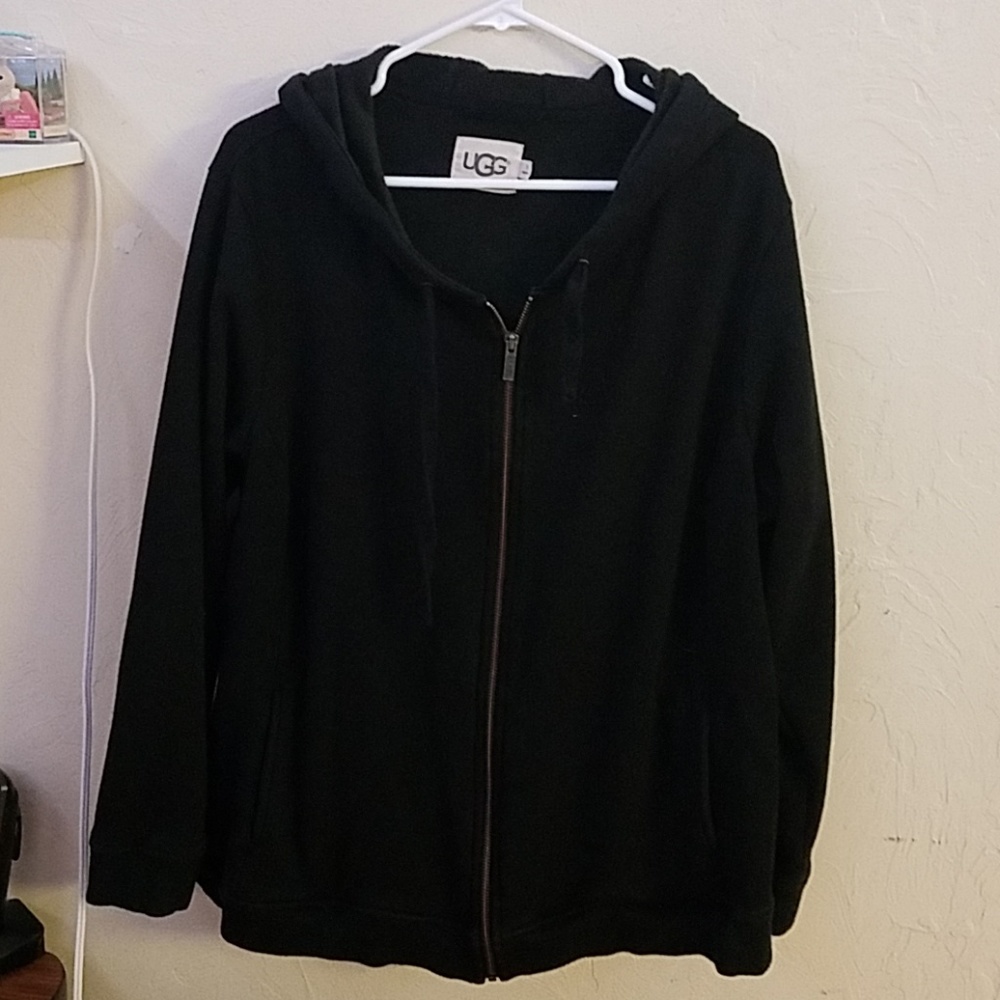 UGG Womens Plus Size Black Jacket hoodie